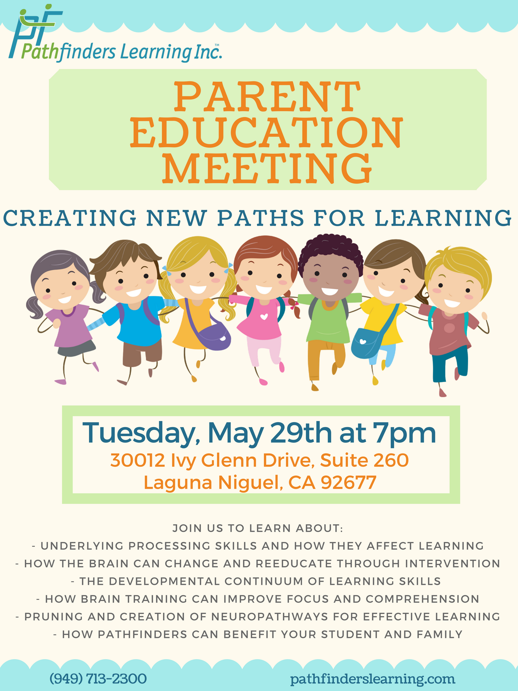 Parent Education Meeting 5-29-18