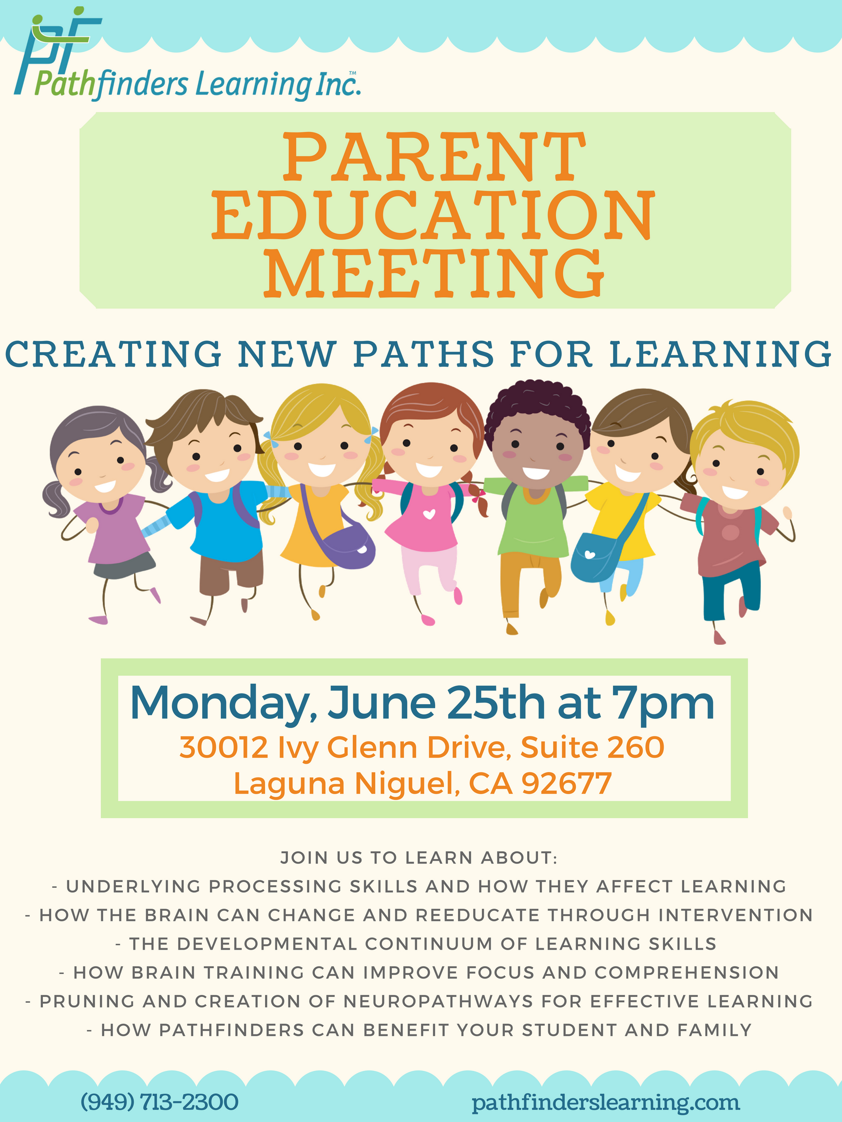 Parent Education Meeting 6-25-18