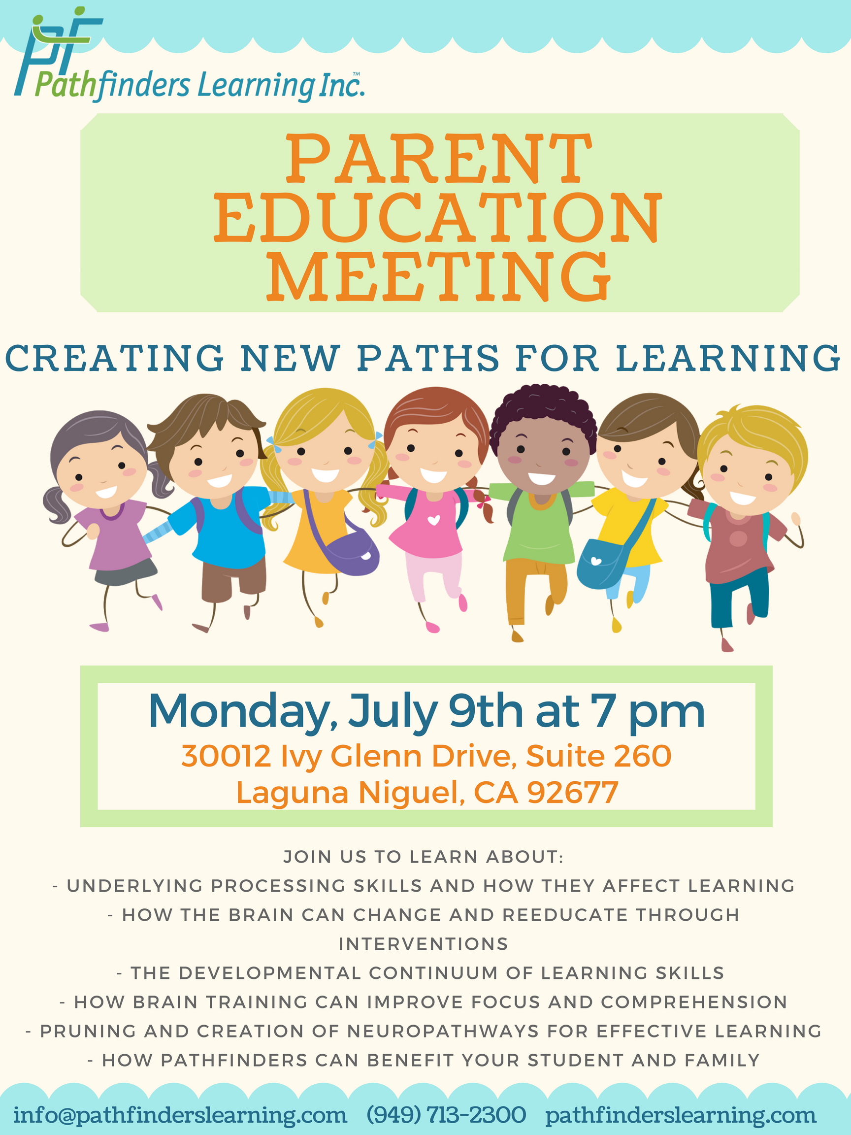 Parent Education Meeting 7-09-18